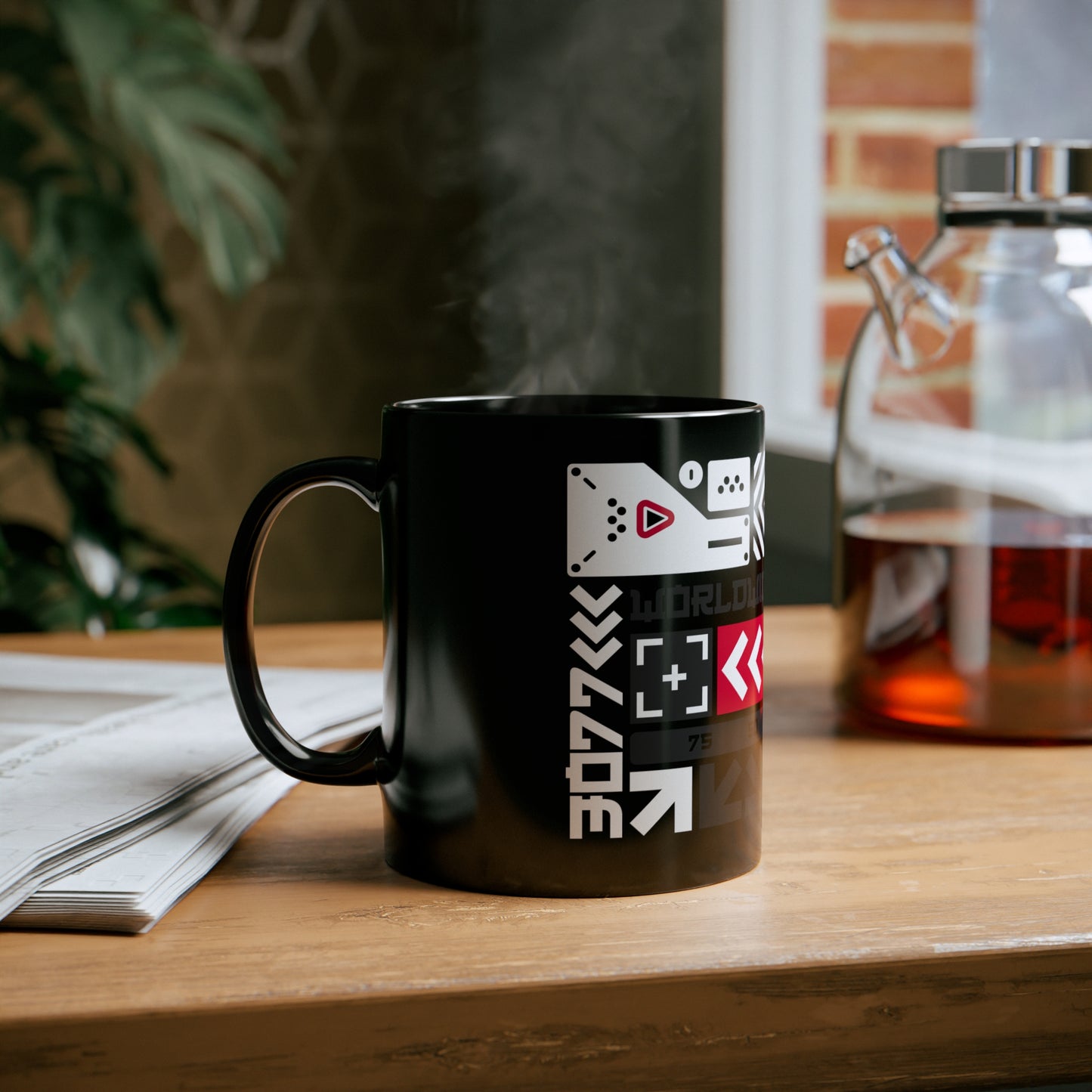 Worldwide 3077 - 11oz Black Mug