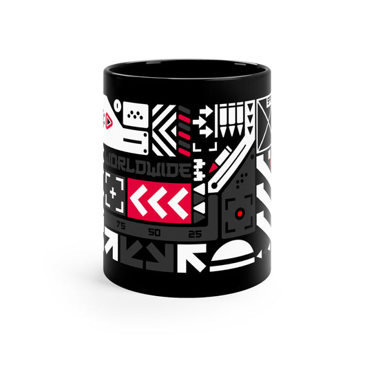 Worldwide 3077 - 11oz Black Mug
